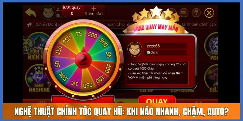 Cách chỉnh tốc độ quay hũ