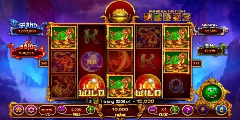 Trò chơi slot nổi tiếng với đồ họa đẹp và tính năng độc đáo