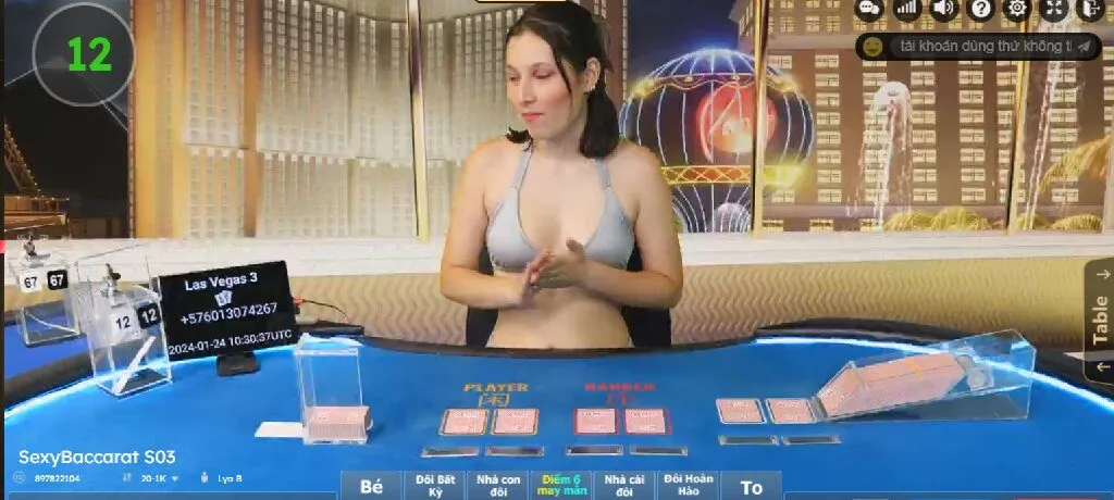 Mỗi trò chơi tại Live Casino đều có quy tắc riêng