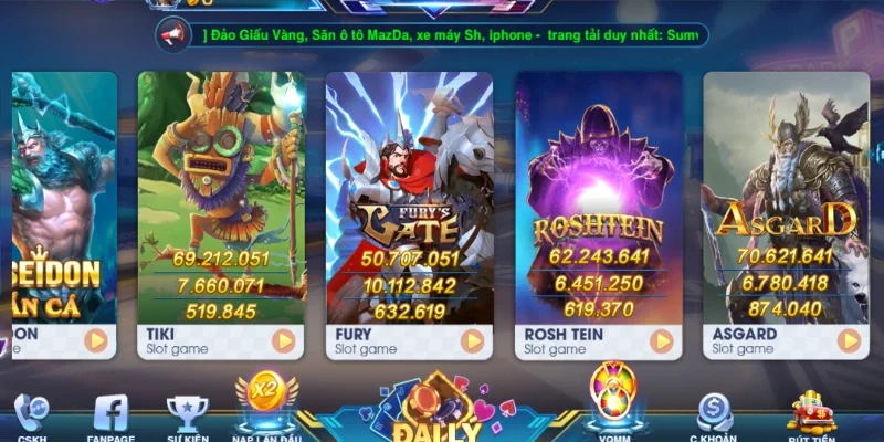 Vài nét sơ lược về game nổ hũ Fury